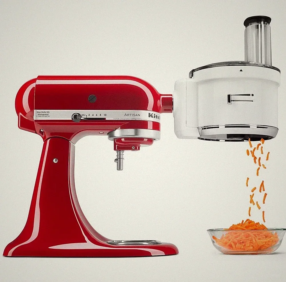 KitchenAid KSM1FPA Food Processor Attachment ExactSlice Stand Mixer - New In Box
