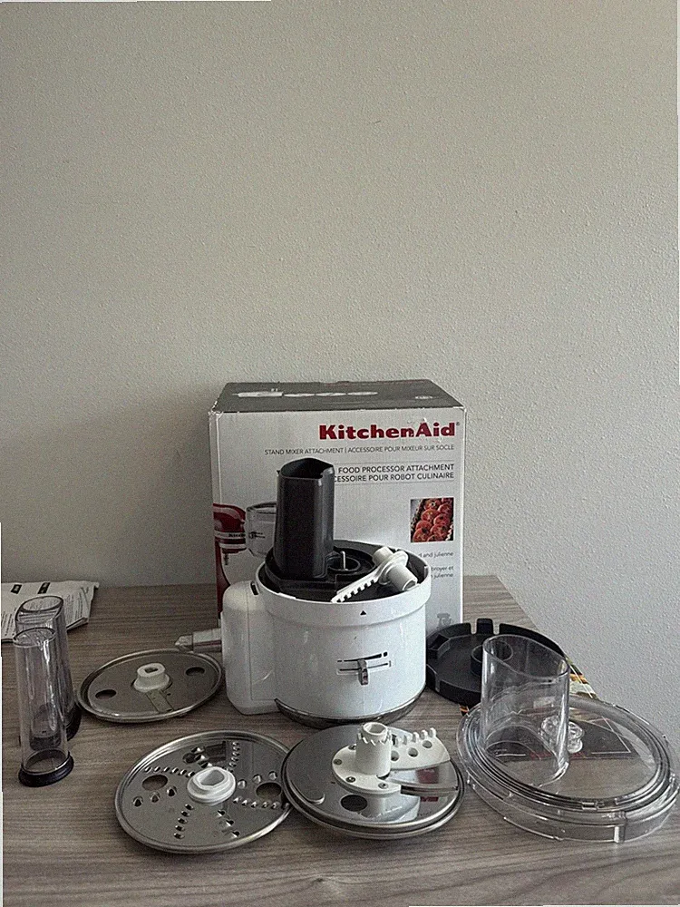 KitchenAid KSM1FPA Food Processor Attachment Slice Shred Julienne W Box