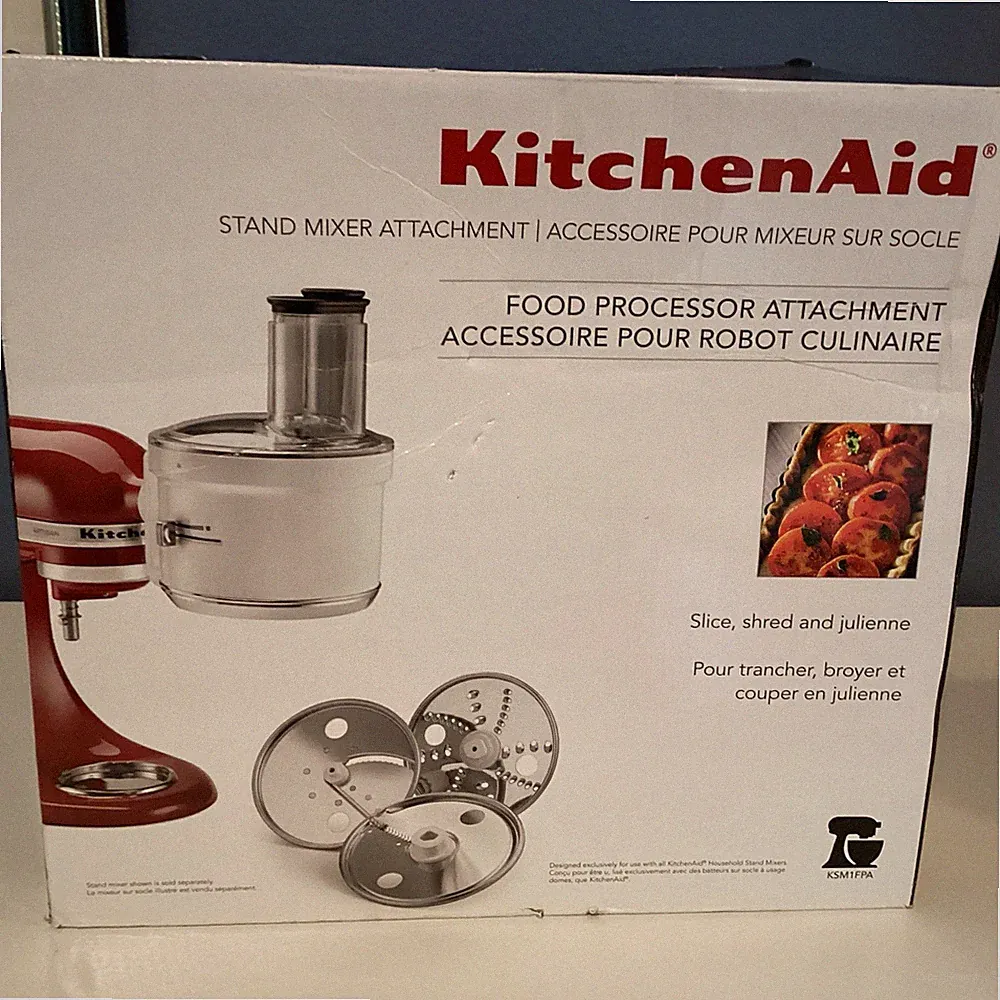 KitchenAid KSM1FPA Food Processor BUT IS MISSING TAMPER￼