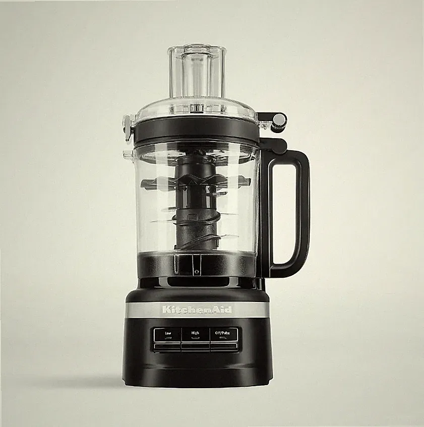 KitchenAid ® Matte Black 9-Cup Food Processor NEW