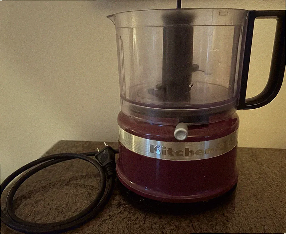 KitchenAid Mini 3.5 Cup Mini Food Processor - Contour Silver - (Needs Lid)