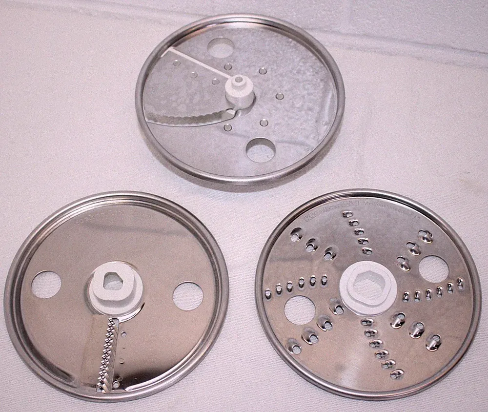 KitchenAid Mixer Food Processor Replacement Disc Lot of 3 Slicing/Shred/Julienne