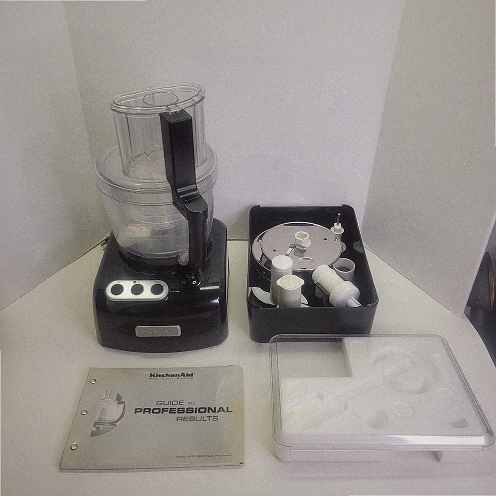 Kitchenaid Pro Line Series Food Processor Model KPFP850OB1 w/ Accessories Black