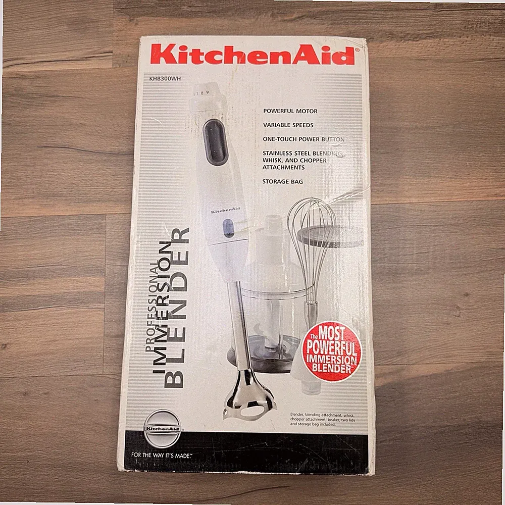 Kitchenaid Professional Immersion Blender KHB300WH New In The Box