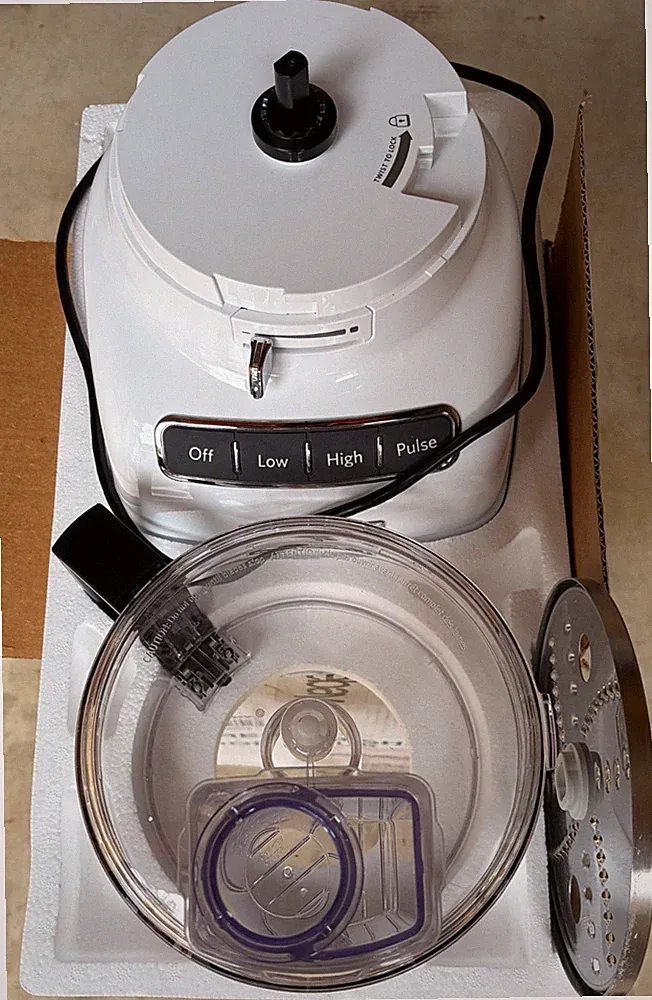 KitchenAid RKFP0722WH 7-Cup Food Processor White