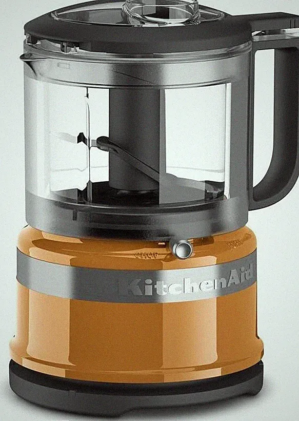 KitchenAid RRKFC3516TG 3.5 Cup Food Chopper, Tangerine, Used