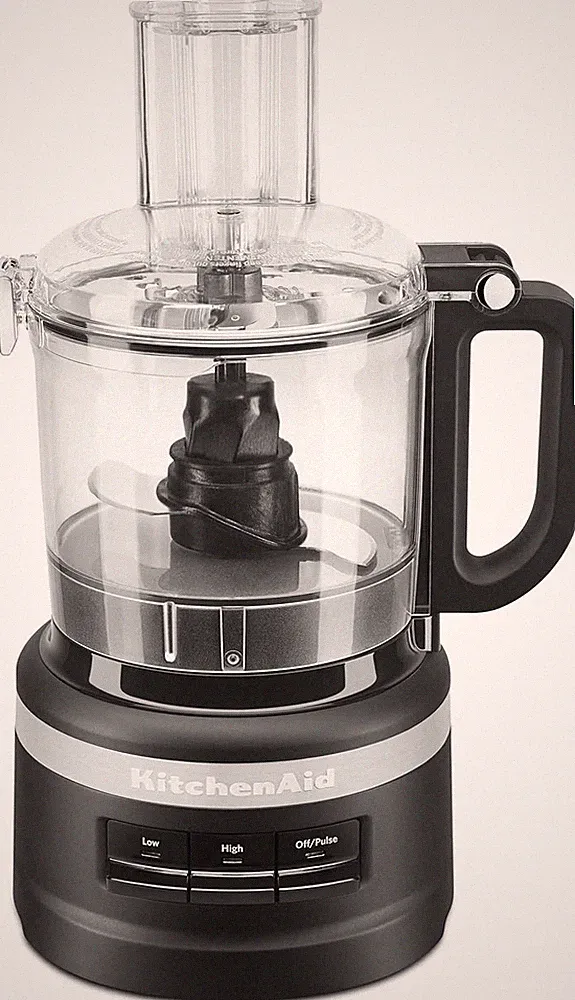 KitchenAid RRKFP0718BM Food Processor, 7 Cup, Black Matte (Used)