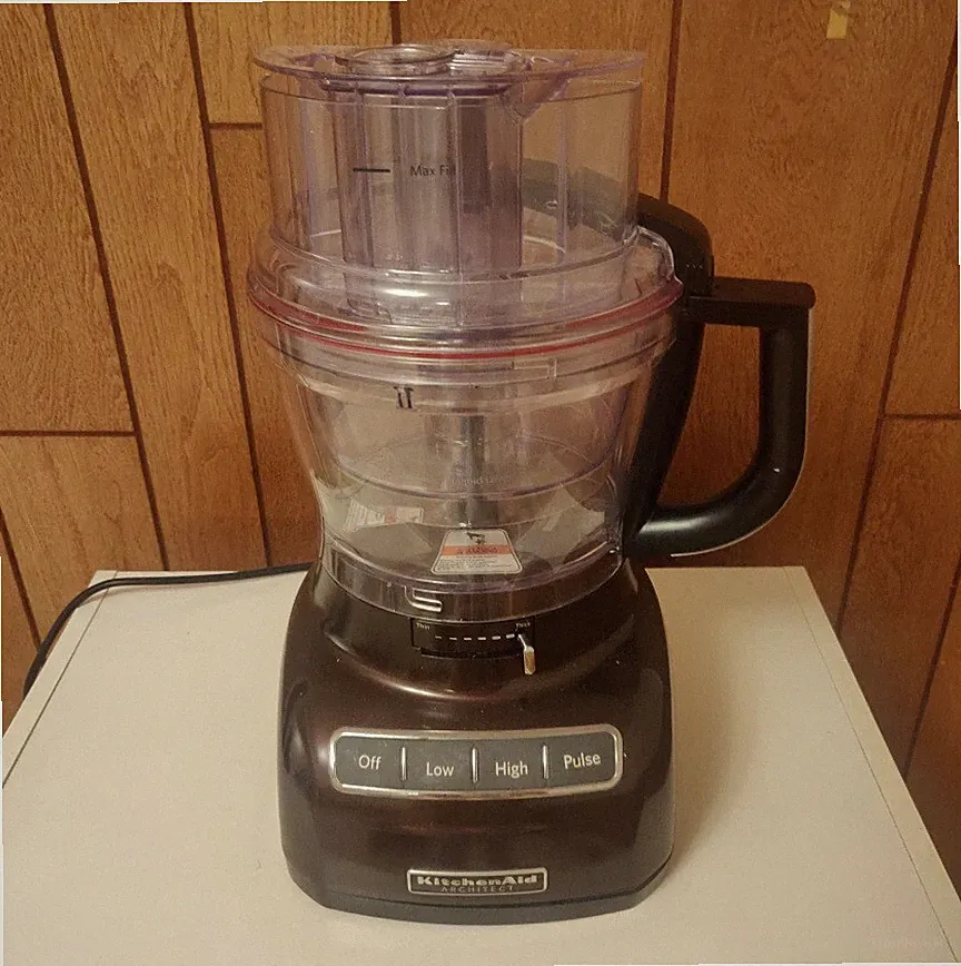 KitchenAid RRKFP1344ES 13 Cup Ultra Wide Mouth Food Processor, Espresso (Used)