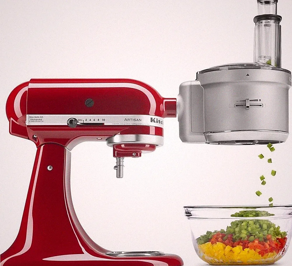 KitchenAid Stand Mixer Attachment, Food Processor with Commercial Food KSM2FPA