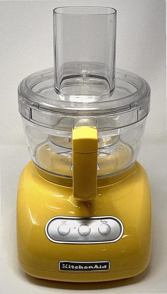 KitchenAid Yellow Food Processor with Bowl, Lid & Insert KFP740QBF1 - No Blades