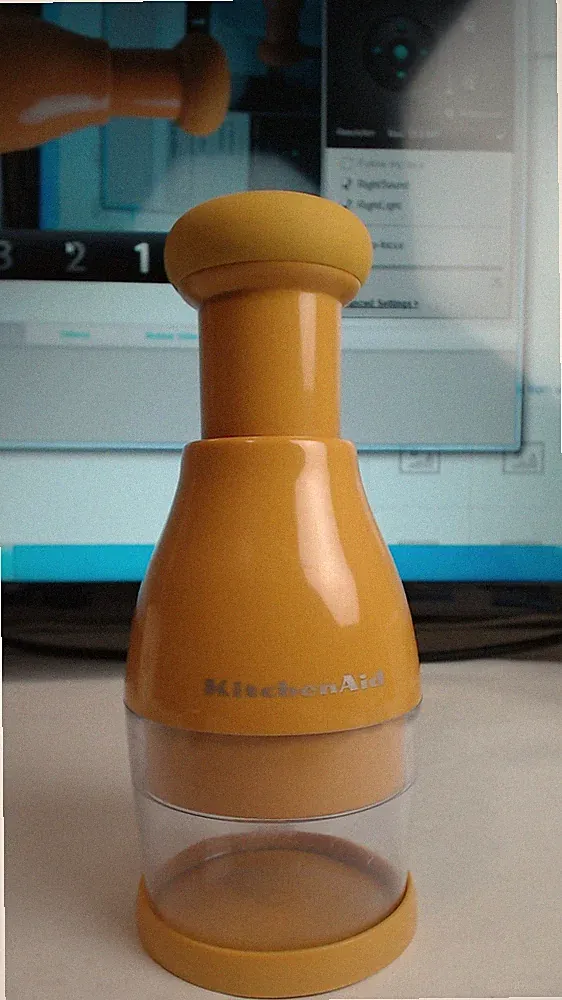 KitchenAid Yellow Hand Food Chopper Rubber Handle