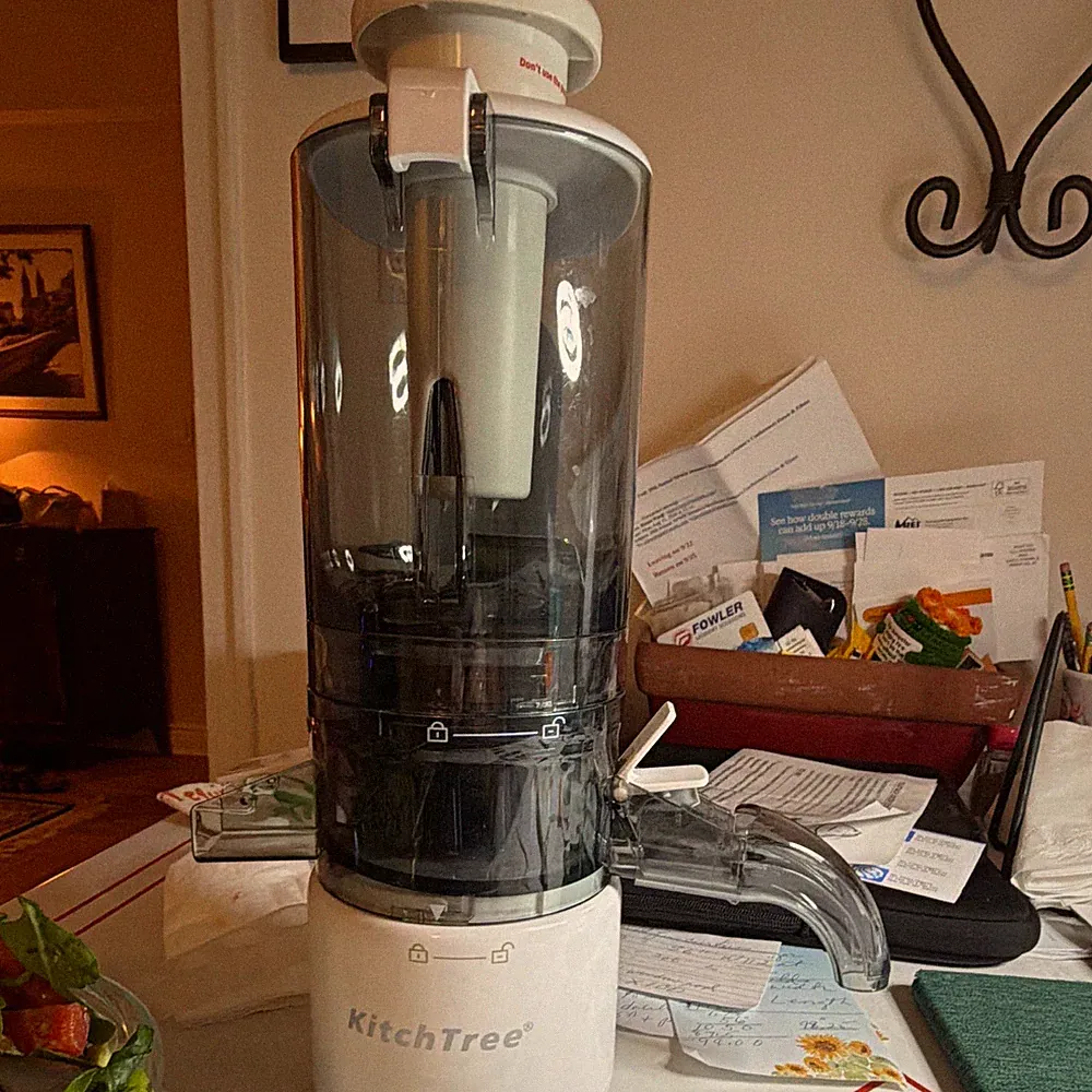 KitchenTree Full-Size Food Processor 11 Cup 300W White/Clear Dishwasher-Safe