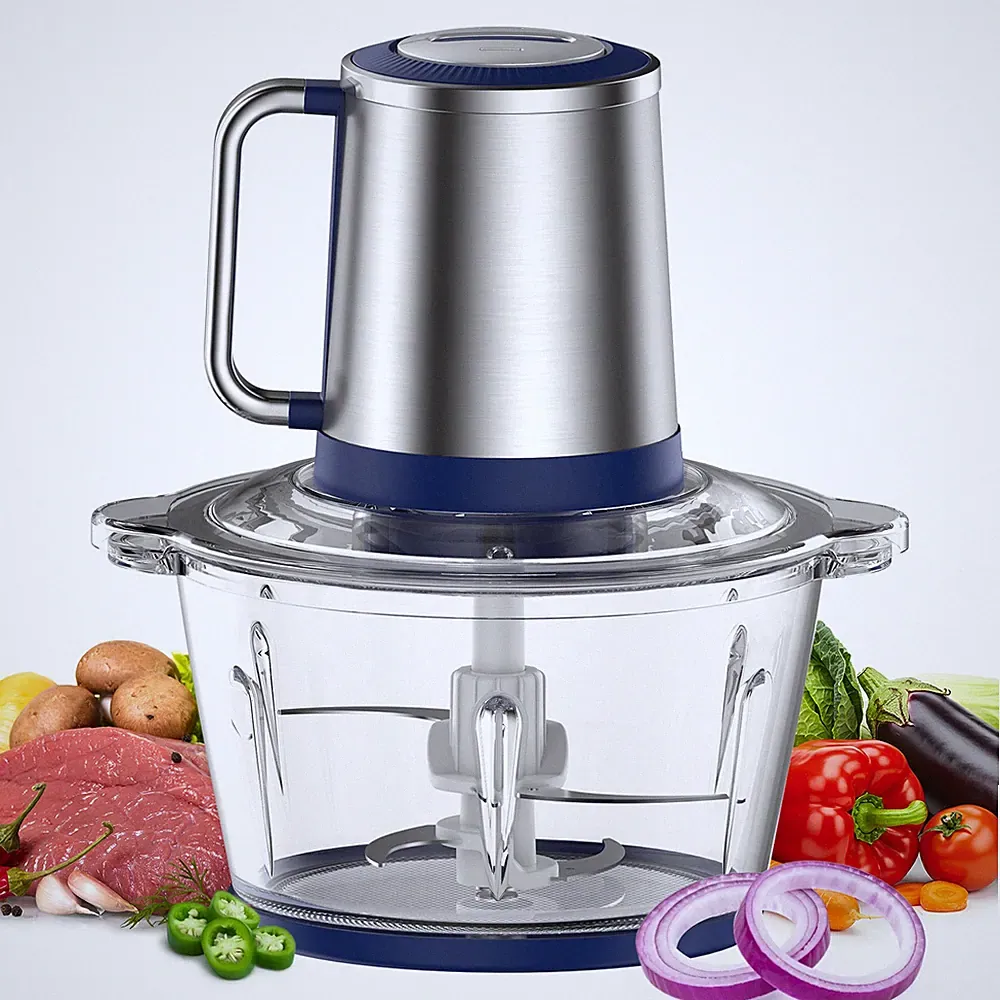 KOIOS 2L Electric Meat Grinder Food Processor Fruits Blender Veg Chopper Blade