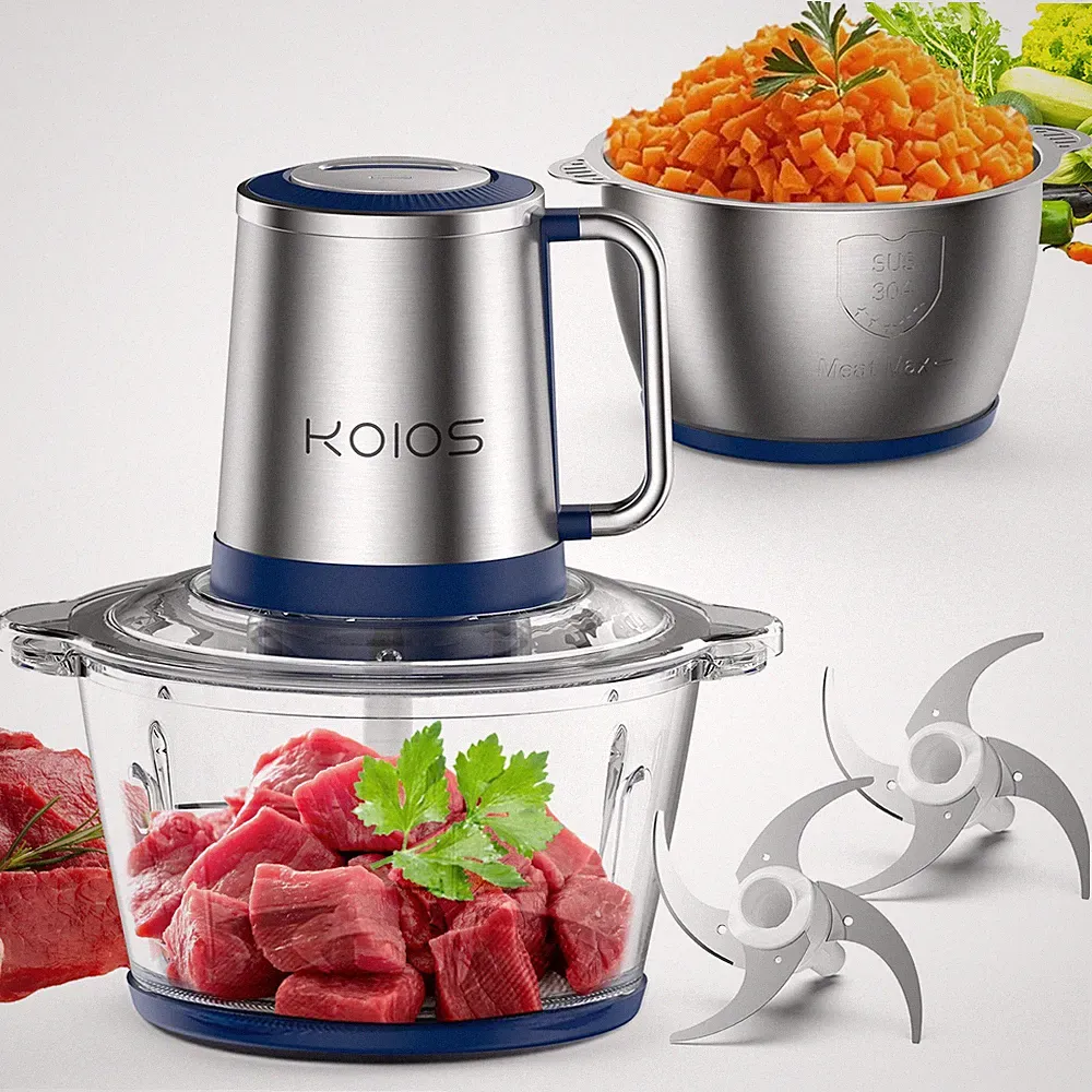 KOIOS Electric food processor vegetable chopper Meat grinder ideal for kitchen
