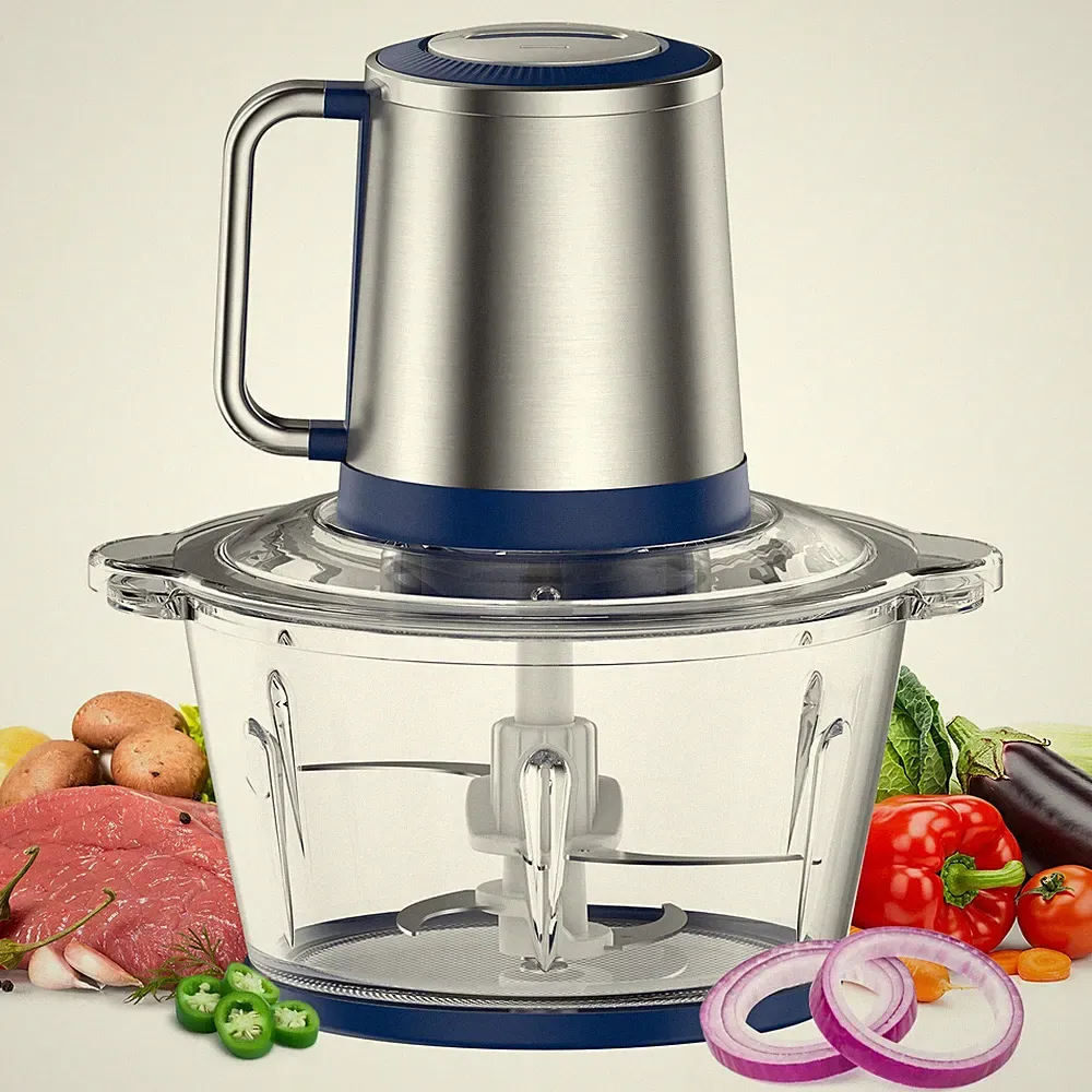 KOIOS Small Food Processor 1 Bowl 1Blades Meat Grinder Vegetable Chopper Kitchen