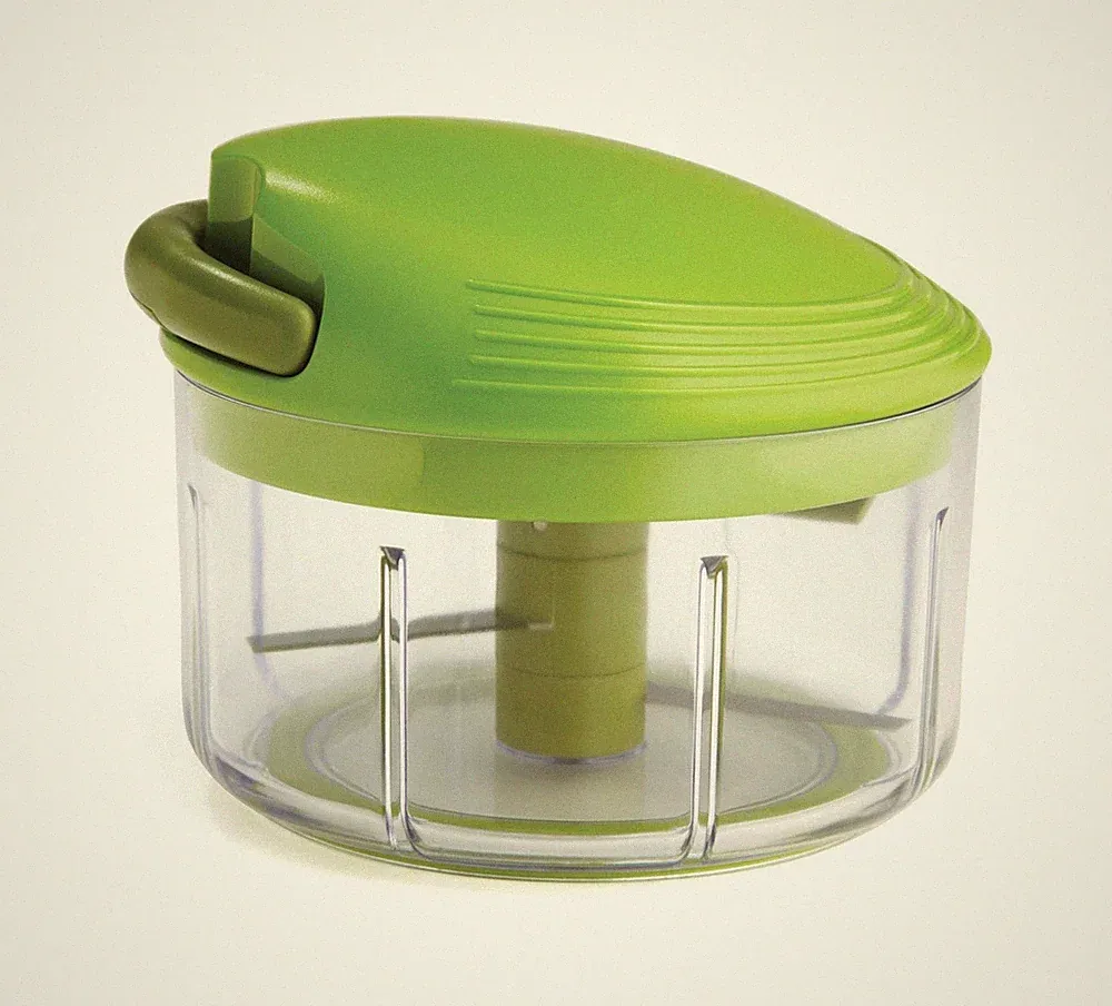 Kuhn Rikon Pull Chop Chopper/Manual Food Processor with Cord Mechanism, Green...