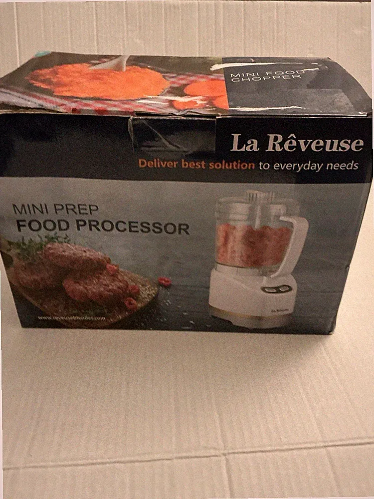 La Reveuse Electric Mini Prep Food Processor New In Box