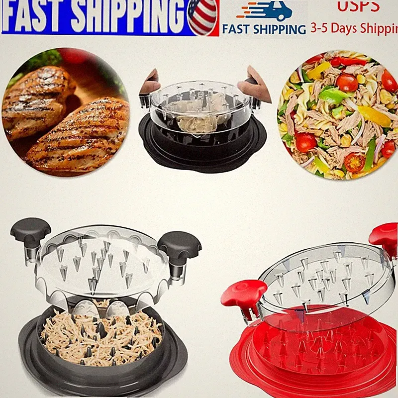 Large Chicken Shredder Tool Non-Slip Handles Meat Shredding Machine Twist No BPA