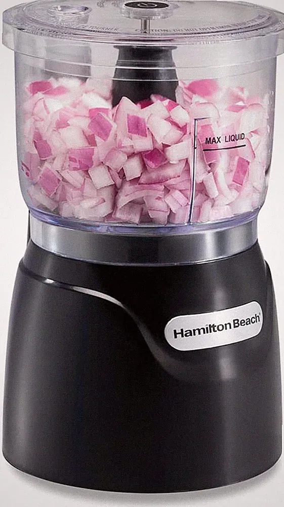 Large Stack & Press Electric Food Processor & Vegetable Chopper