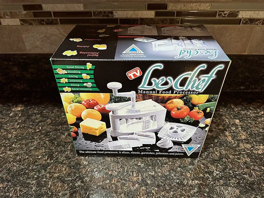 Le Chef Manual Food Processor VERIMARK As Seen on TV Handy Kitchen Gadget NEW!