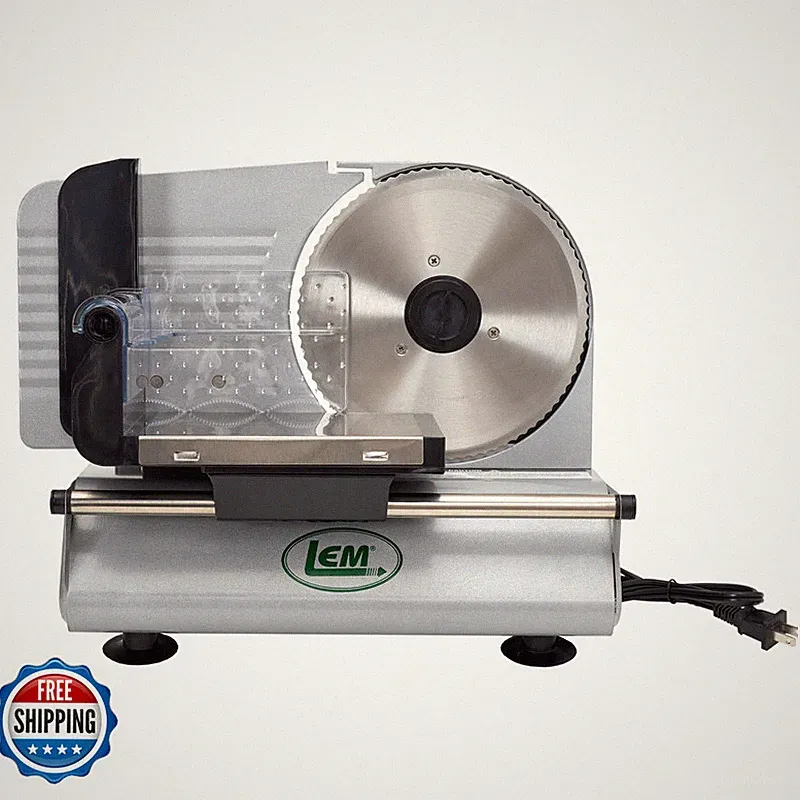 Lem Products 7.5 Electric Meat Slicer Kitchen Appliance For Deli Meat Cheese