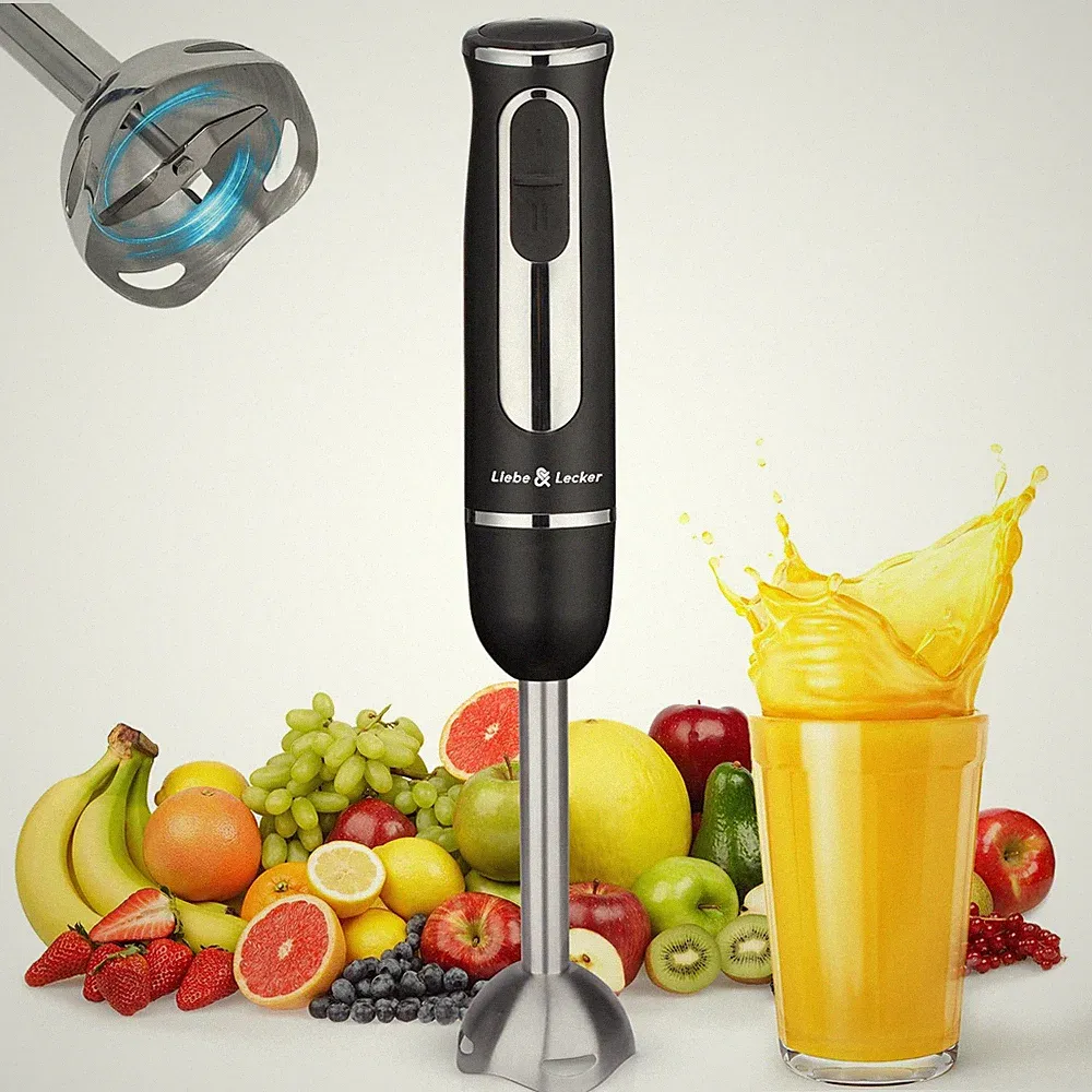 Liebe&Lecker Immersion Hand Blender 300W Handheld Electric Stick Blender