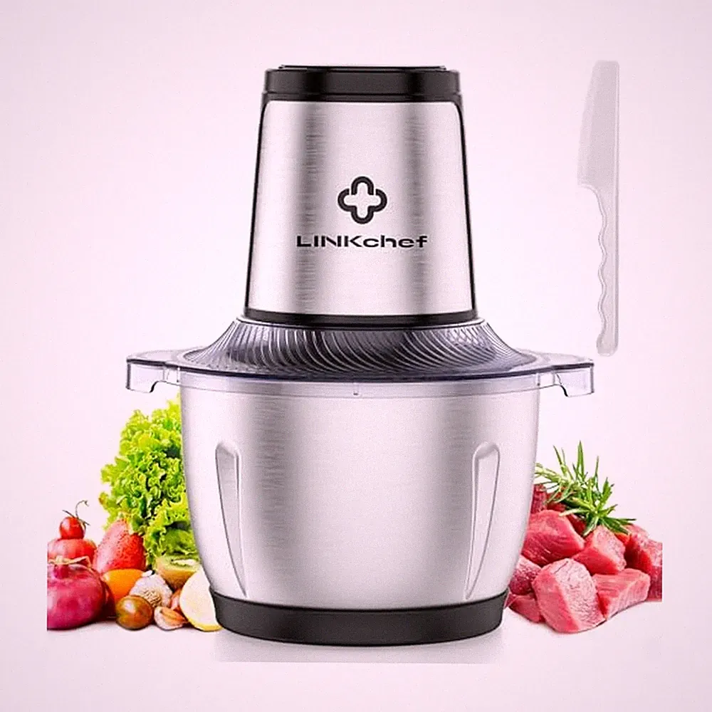 LINKChef Food Processor, 6 Cup Electric Food Chopper, 250W Meat Grinder