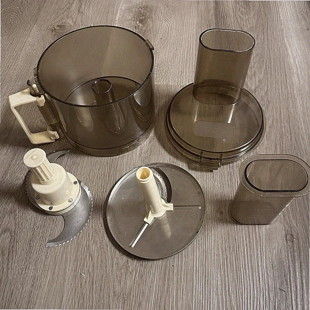 Lot Of 5 Cuisinart Pro Custom Food Processor Attachments Bowl Blades Disc Etc