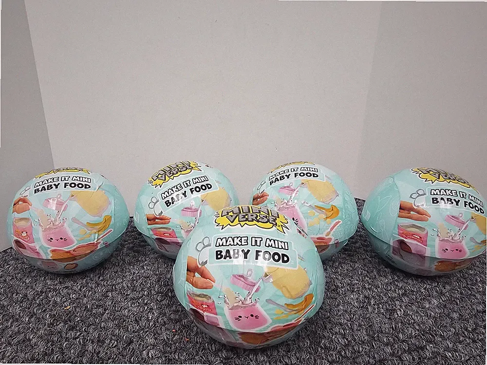 Lot of Five, MGA's Mini Verse Make It Mini Baby Food Series 1, Brand New Sealed