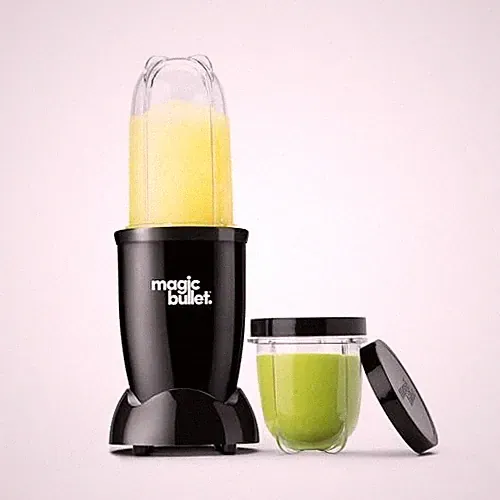 Magic Bullet 7-Piece Blender Set 250W & Food Processor 2 Cups Silver MBR-0701AK