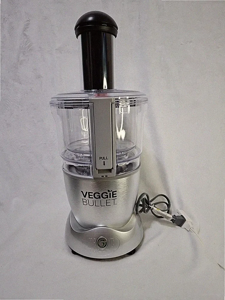 Magic Bullet Veggie Bullet VB-102 Spiralizer AND Food Processor WORKING Used