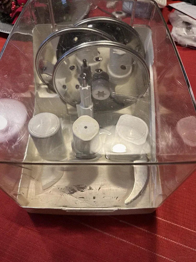Magimix Cuisine Système Food Processor Storage Box With Blades And Stem pre-owne