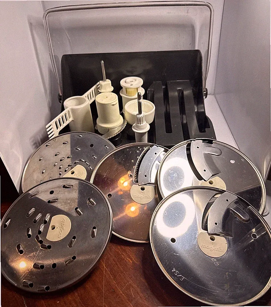 Magimix Food Processor Accessory Set with Storage Box - Blade, etc.