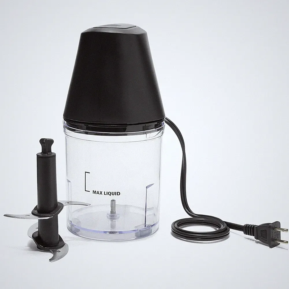 Mainstays 3 Cup Electric Food Chopper Mini Food Processor Black MS8500778514-01