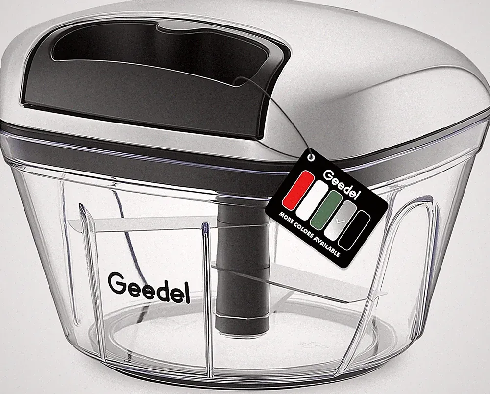 Manual Food Chopper Pull String Vegetable Cutter for Onion, Salad, Nuts, Fruits