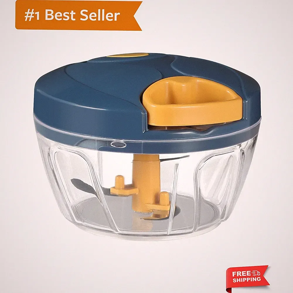 Manual Food Chopper Vegetable Cutter, Hand String Vegetable Chopper Onions Cu...