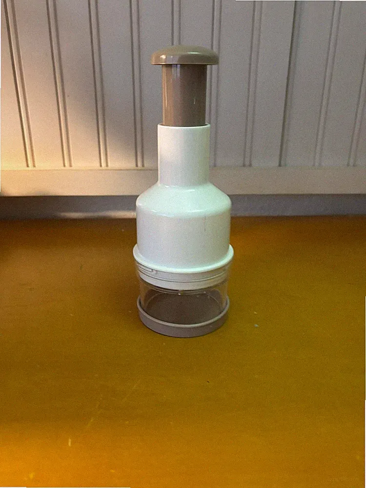 manual food chopper w/cap white