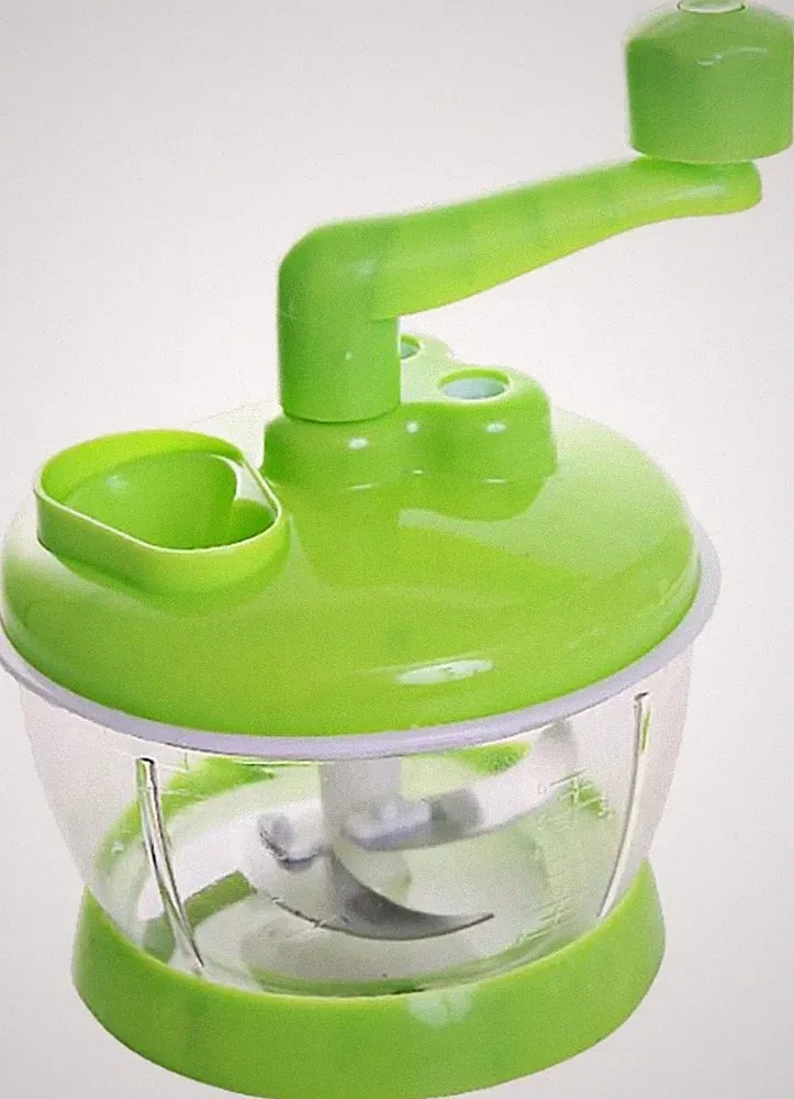 Manual Food Processor, Hand Crank Meat Grinder Vegetable Chopper for Vegetables