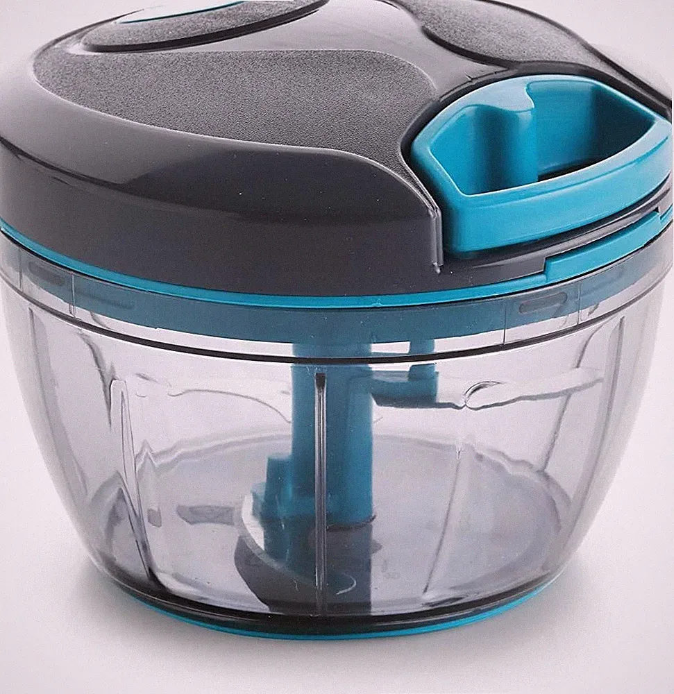 Manual Food Processor Hand Pull Chopper 15oz Veggie Garlic Onion Dicer