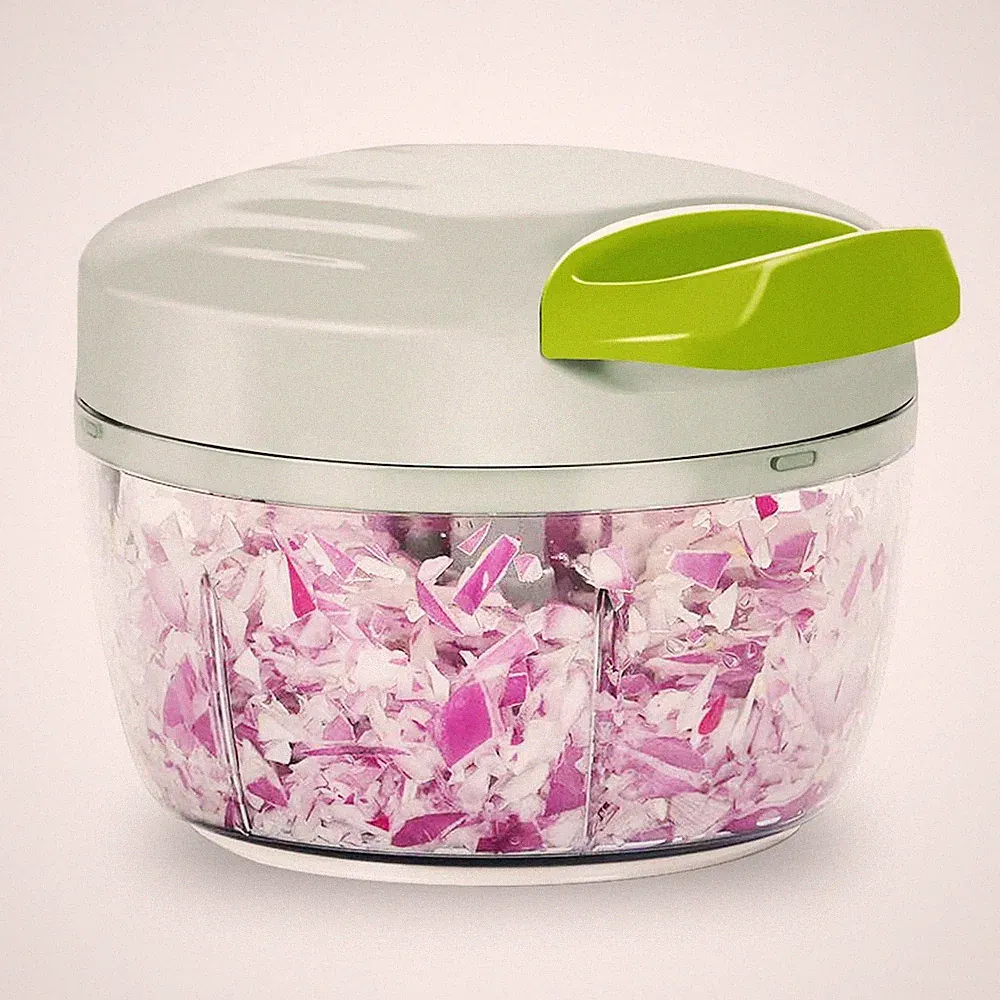 Manual Food Processor & Vegetable Chopper Green - 2.3 Cup Standard