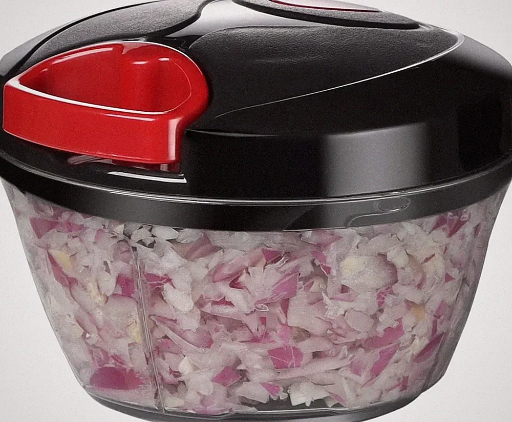 Manual Food Processor Vegetable Chopper, Portable Hand Pull String