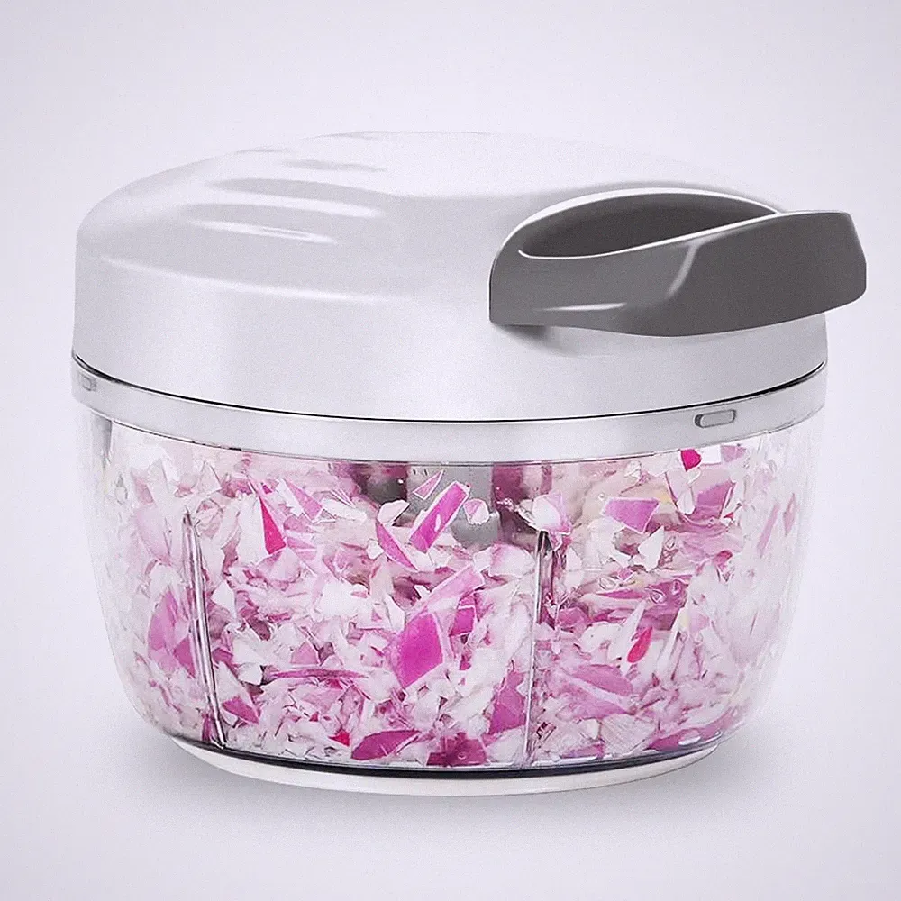 Manual Food Processor & Vegetable Chopper White - 2.3 Standard, & Grey