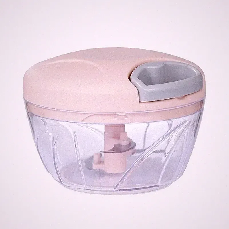 Manual Meat Grinder Vegetable Chopper Food Processor Garlic Dicer 500ml 900ml