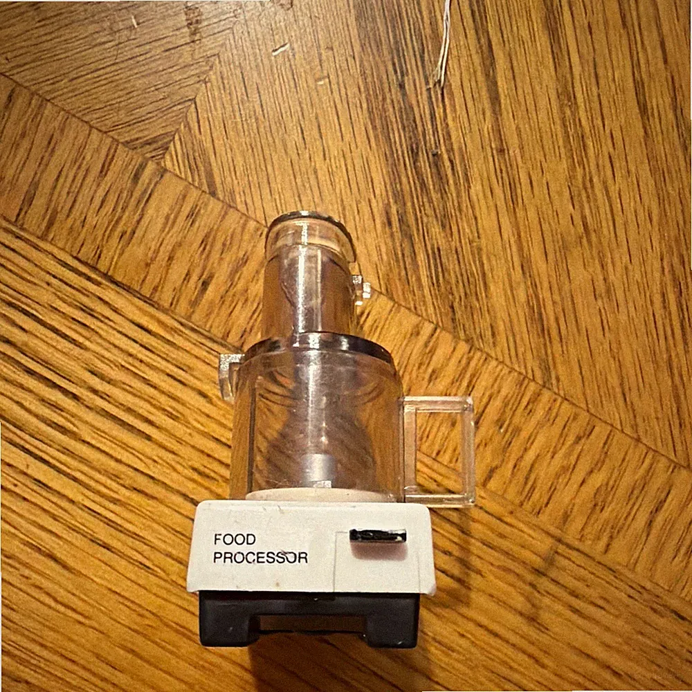 Manual Mini Food Processor 1-Cup Handheld Chopper w/ Lid Bowl Base