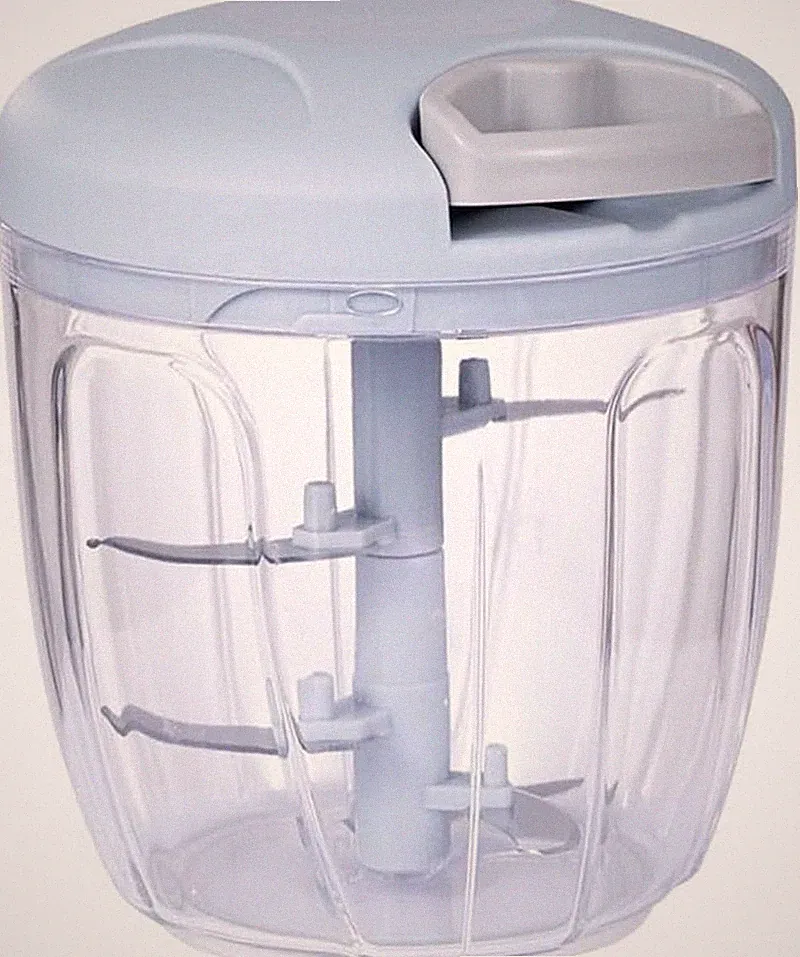Manual Vegetable Chopper Food Processor Onion Garlic Pull Cord Kitchen Cutter