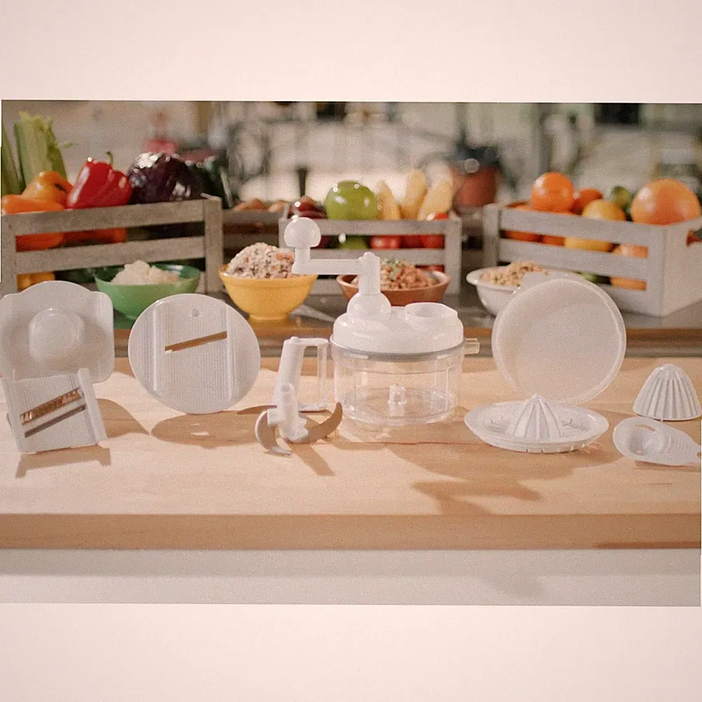 Manual Vegetable Cutter & Food Processor - Veggie Chopper, Mincer for Garlic
