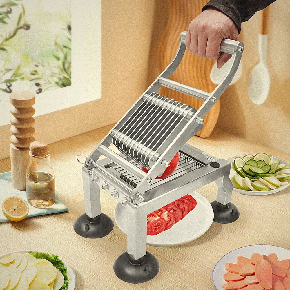 Manual Vegetable Fruit Chopper Cutter Food Processor Cutter Slicer Kitchen...