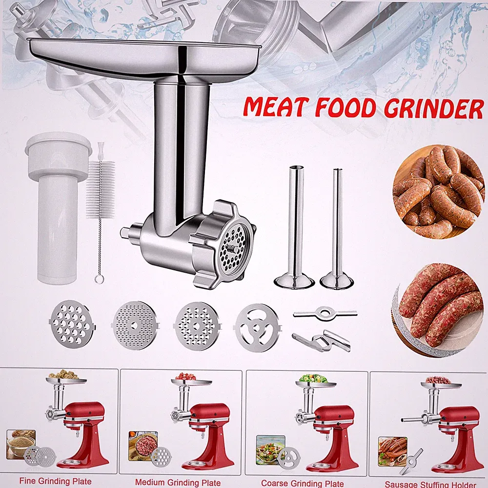 Meat Food Grinder Attachment for KitchenAid Mincer Mixer Food Chopper Processor