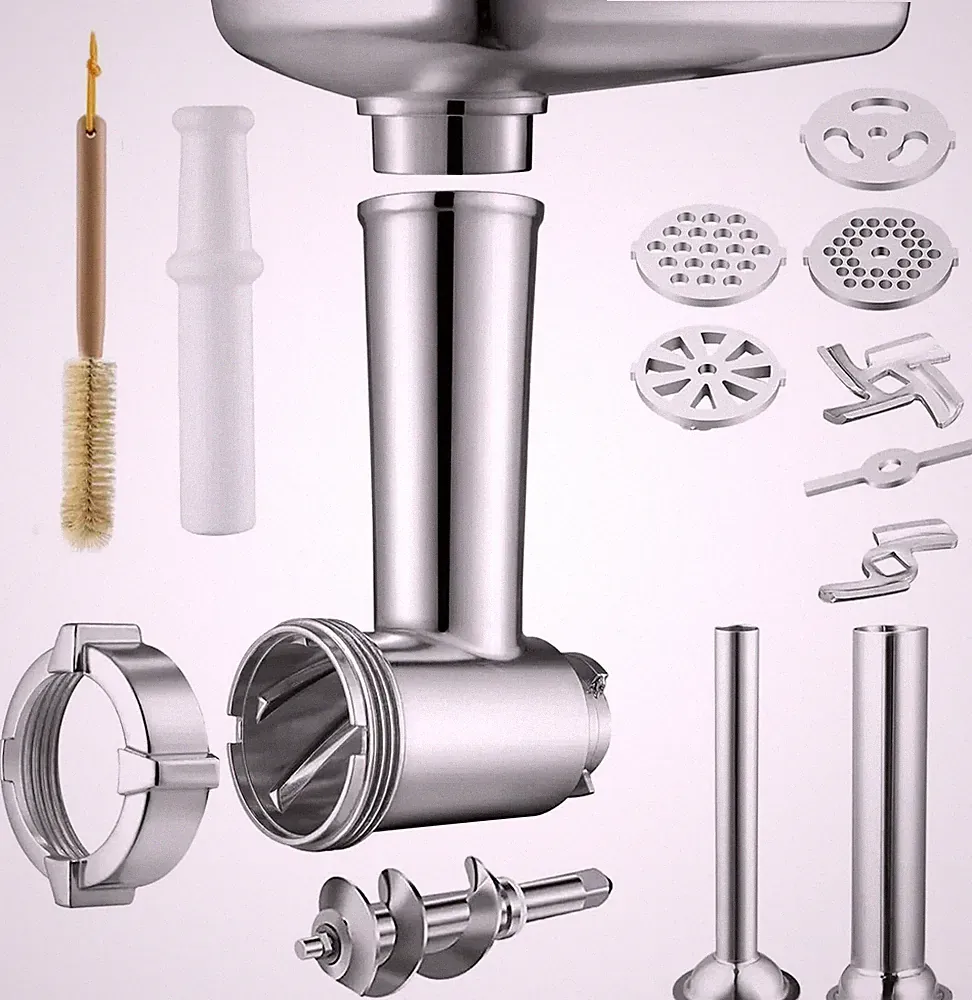 Meat Grinder Attachment For Kenwood Chef XL KVC KVL kMix SMEG Food Processor Set