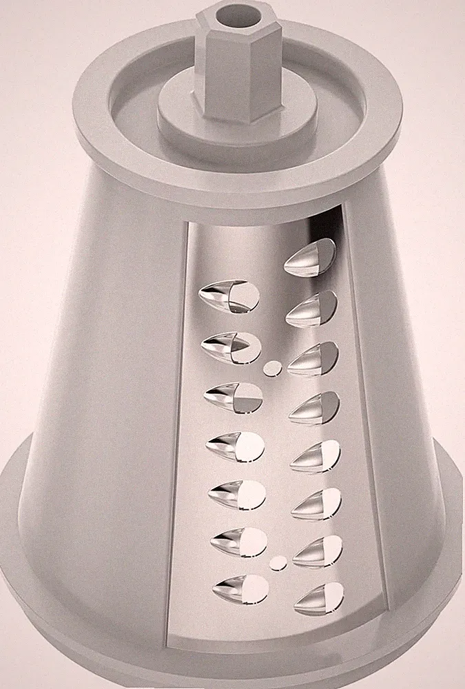 Medium Shred Cone for Presto Professional Salad Shooter Models 02970 02960